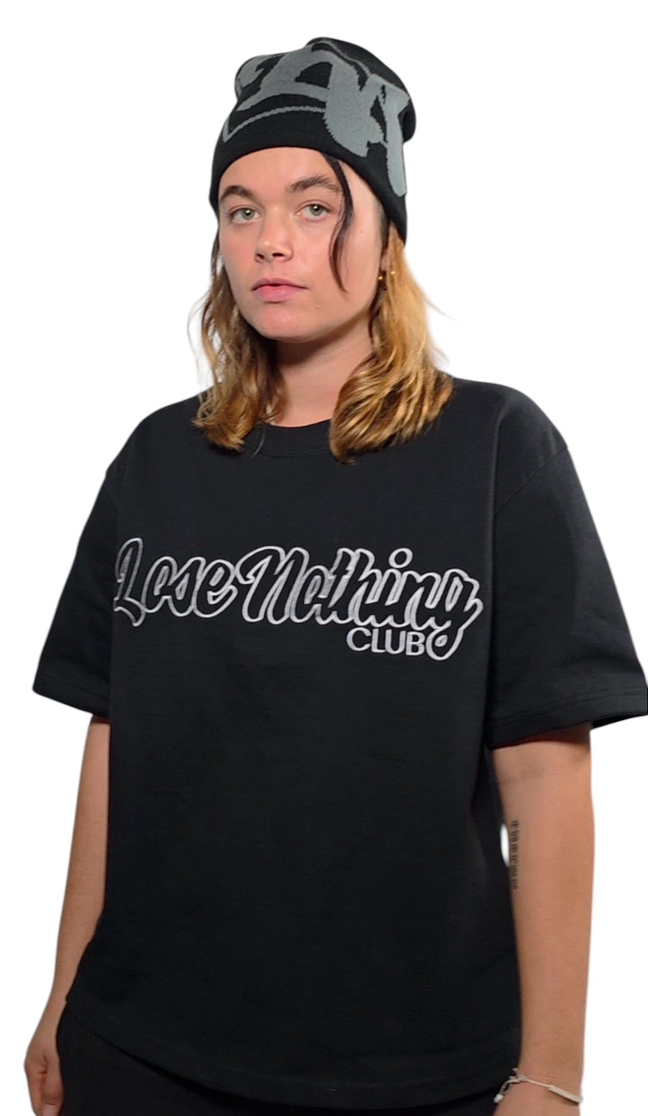 LNC LETTERING LOGO T-SHIRT BLACK