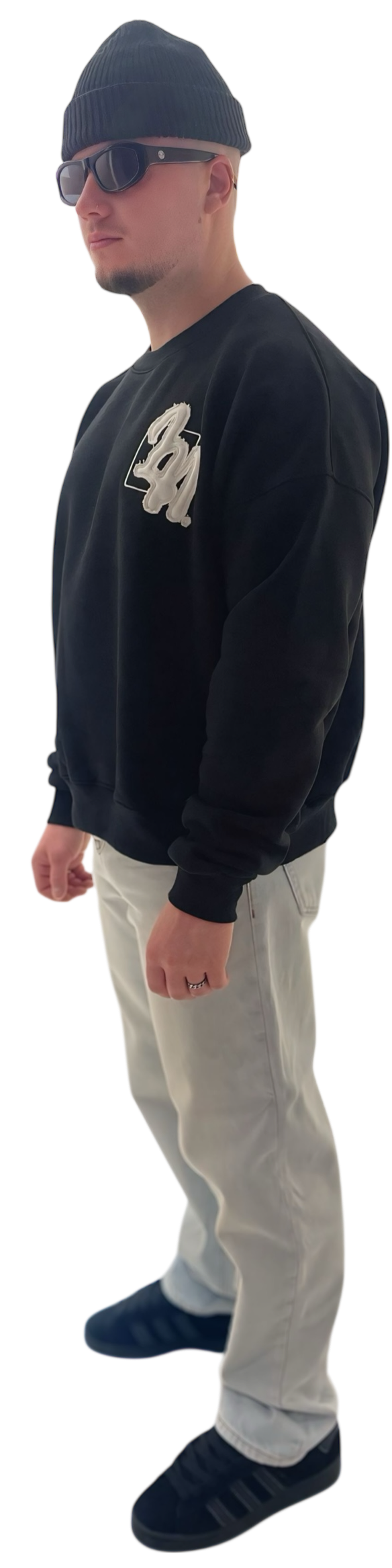 LNC ICONIC HEAVY SWEATER BLACK