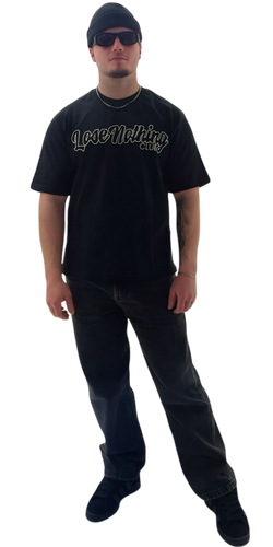 LNC LETTERING LOGO HEAVY TEE BLACK