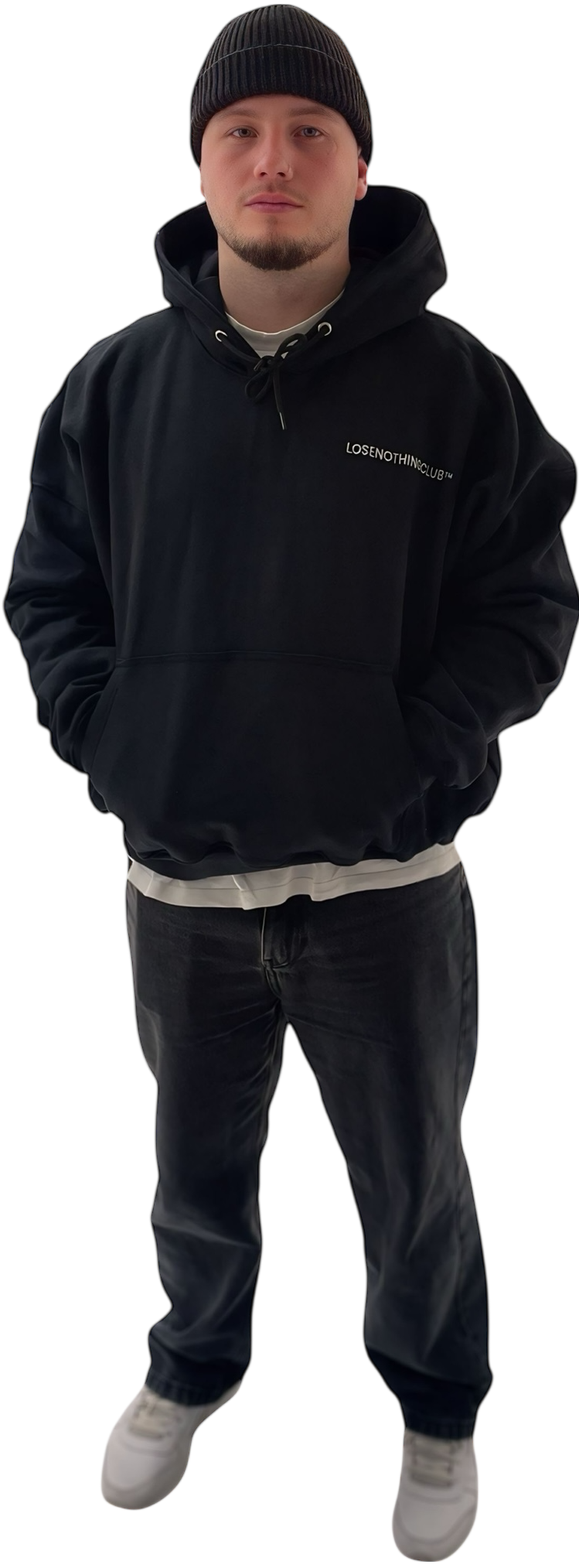 LNC TRAPPED HEAVY HOODIE BLACK