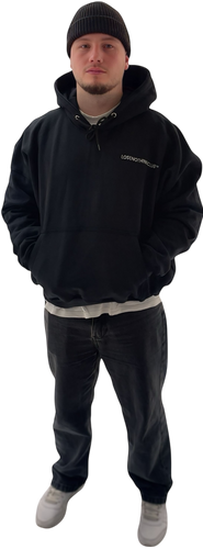 LNC TRAPPED HEAVY HOODIE BLACK
