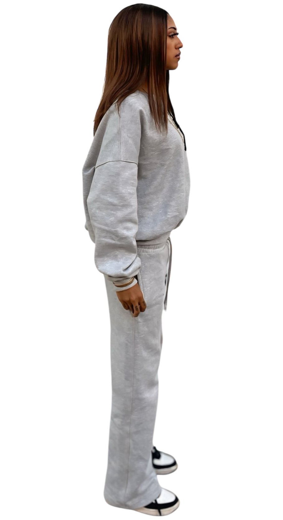 LNC SCRIPT HEAVY TRACKSUIT GREY