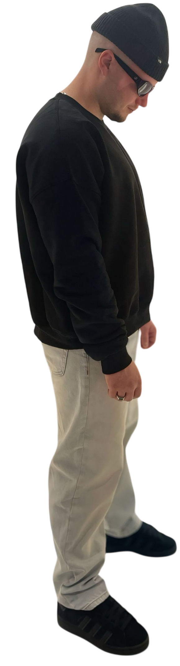 LNC ICONIC HEAVY SWEATER BLACK