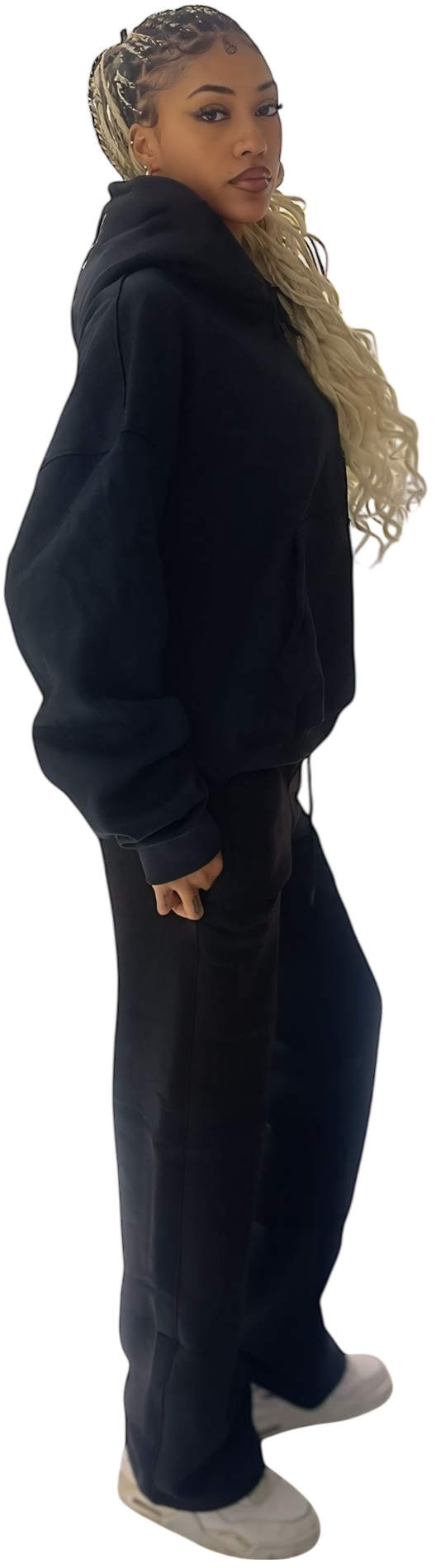 LNC TRAPPED HEAVY HOODIE BLACK