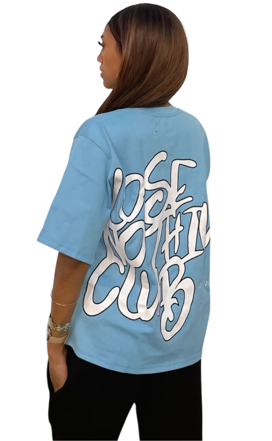 LNC OUTTA BOUNDS HEAVY TEE BLUE WHITE