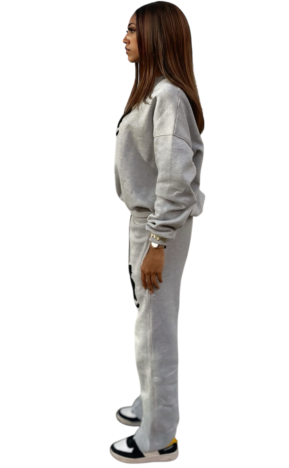 LNC SCRIPT HEAVY TRACKSUIT GREY