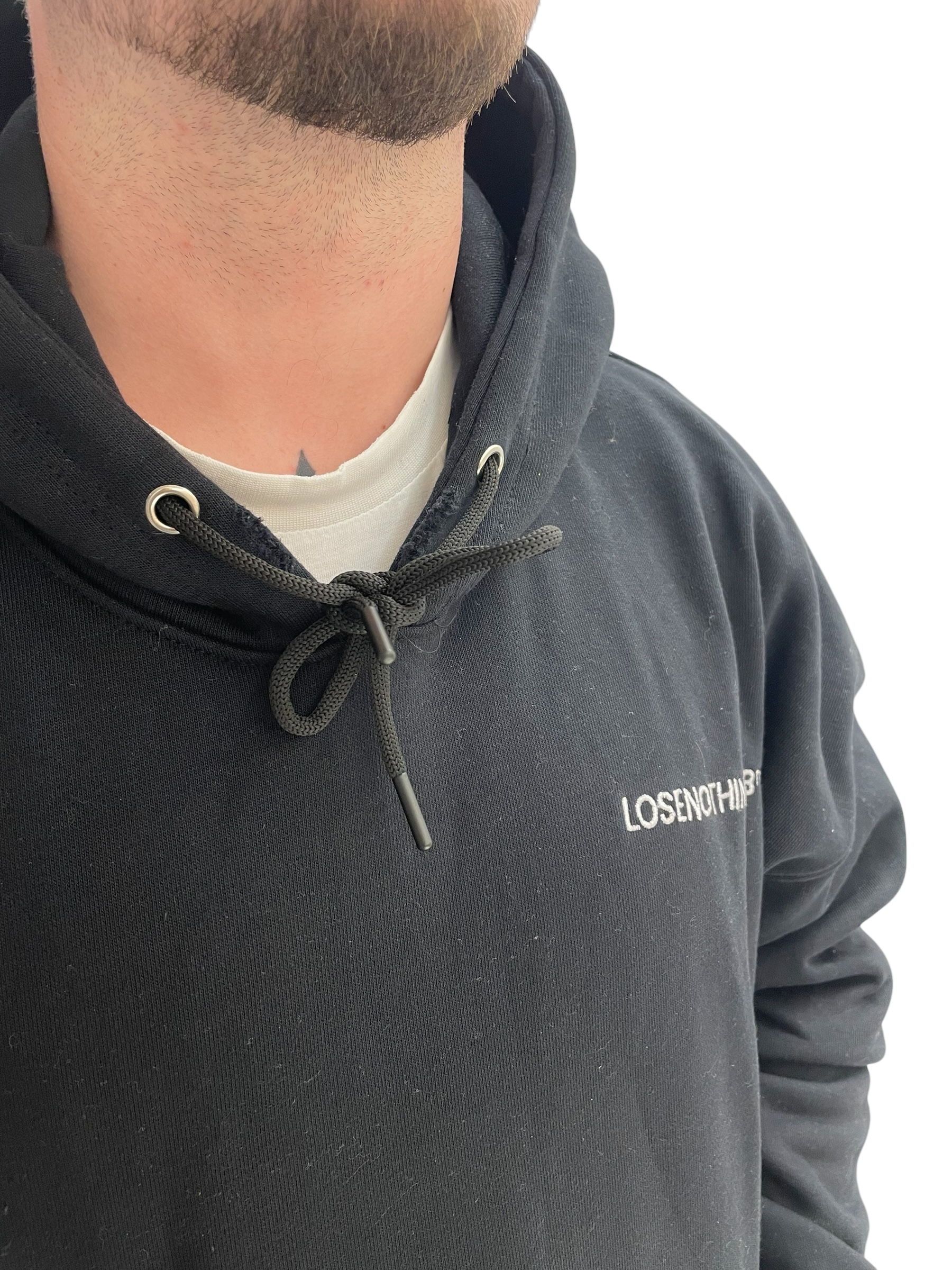 LNC TRAPPED HEAVY HOODIE BLACK