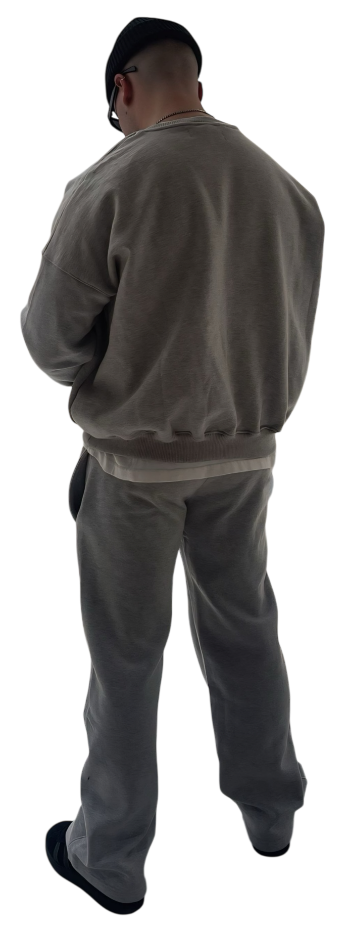 LNC SCRIPT HEAVY TRACKSUIT GREY