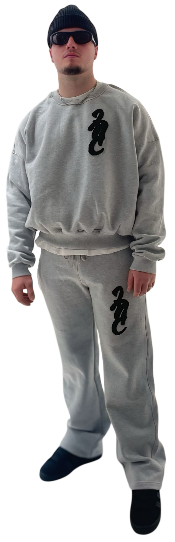 LNC SCRIPT HEAVY TRACKSUIT GREY