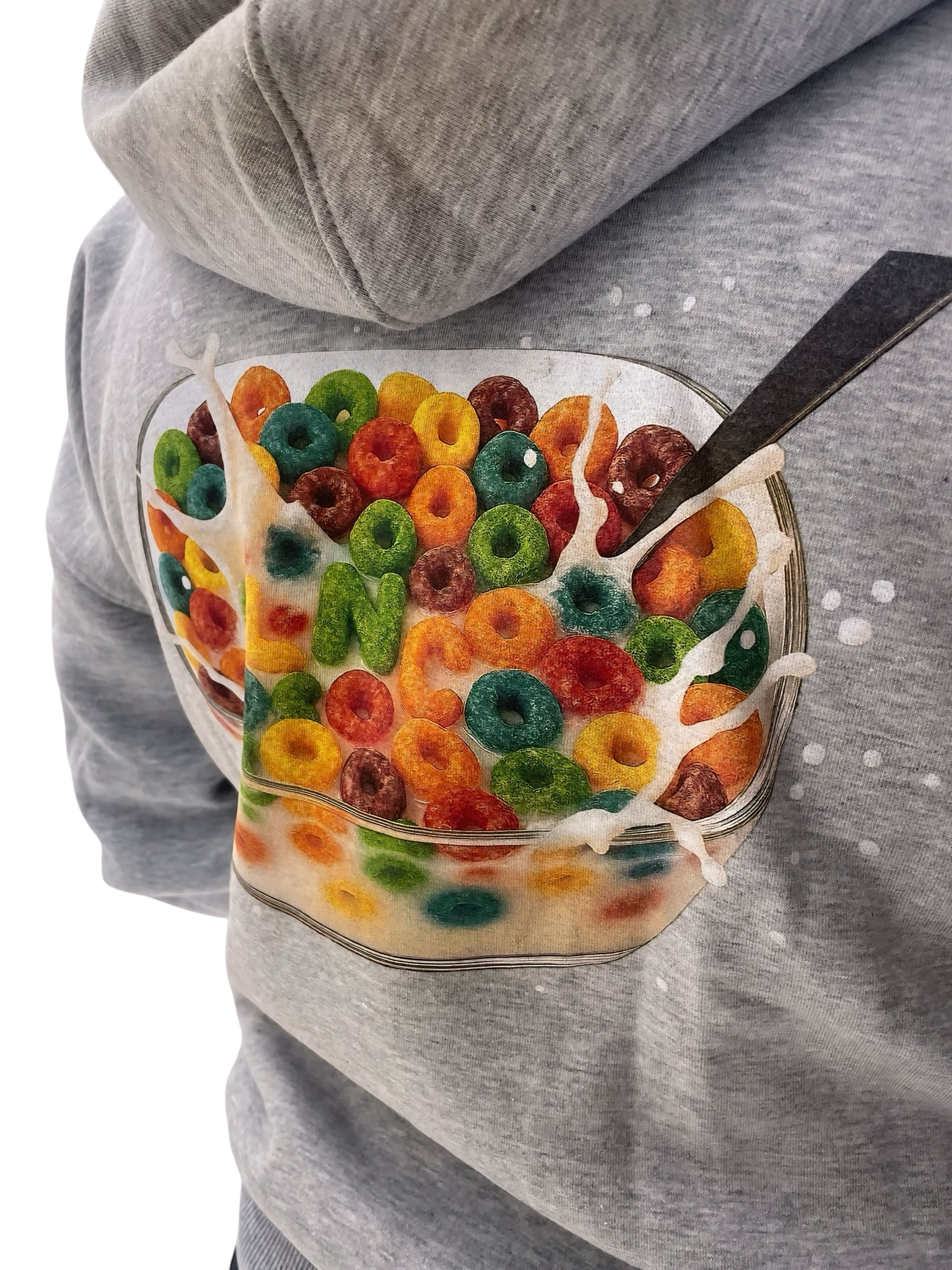 LNC BREAKFAST CLUB HEAVY ZIP HOODIE GREY