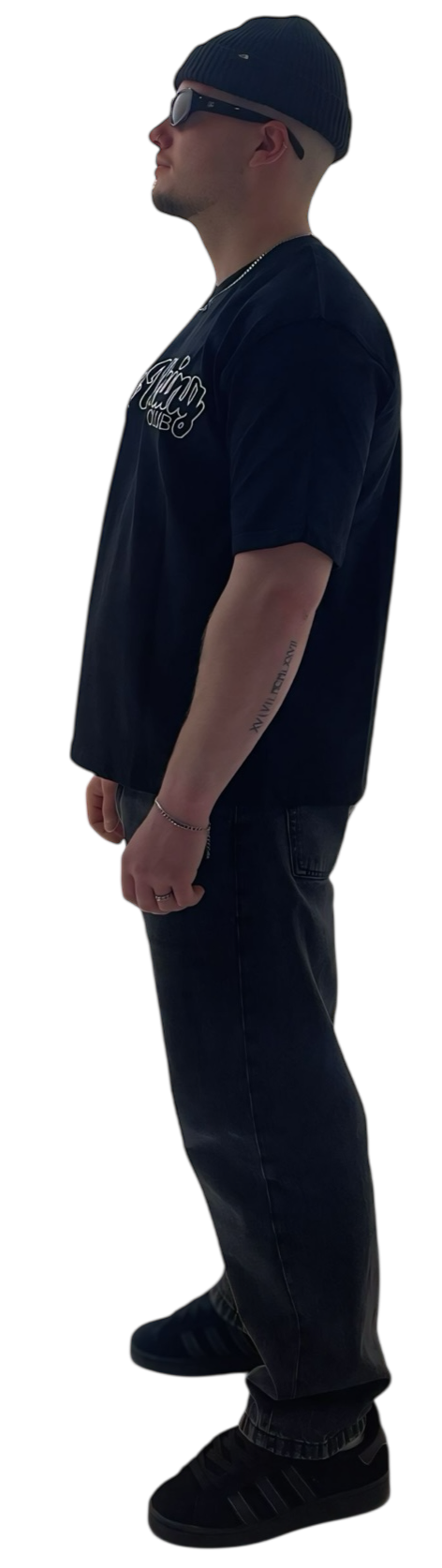 LNC LETTERING LOGO HEAVY TEE BLACK