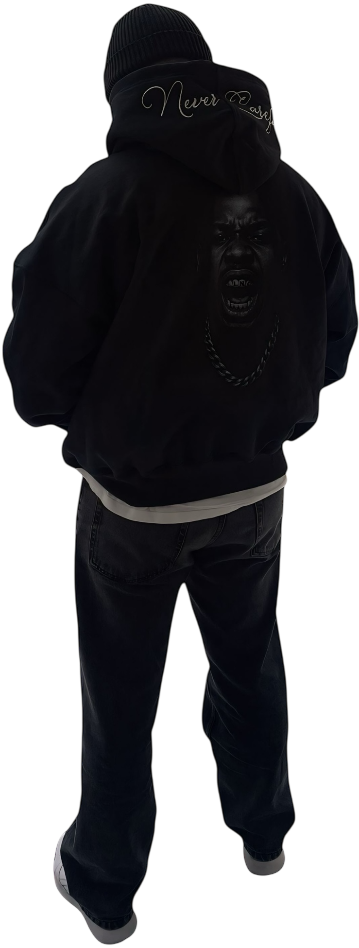 LNC TRAPPED HEAVY HOODIE BLACK