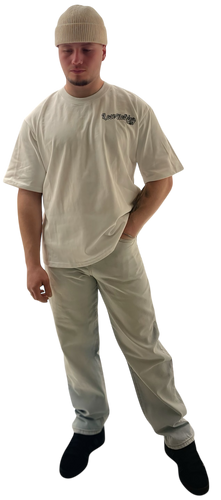 LNC OUTTA BOUNDS HEAVY TEE WHITE PINK