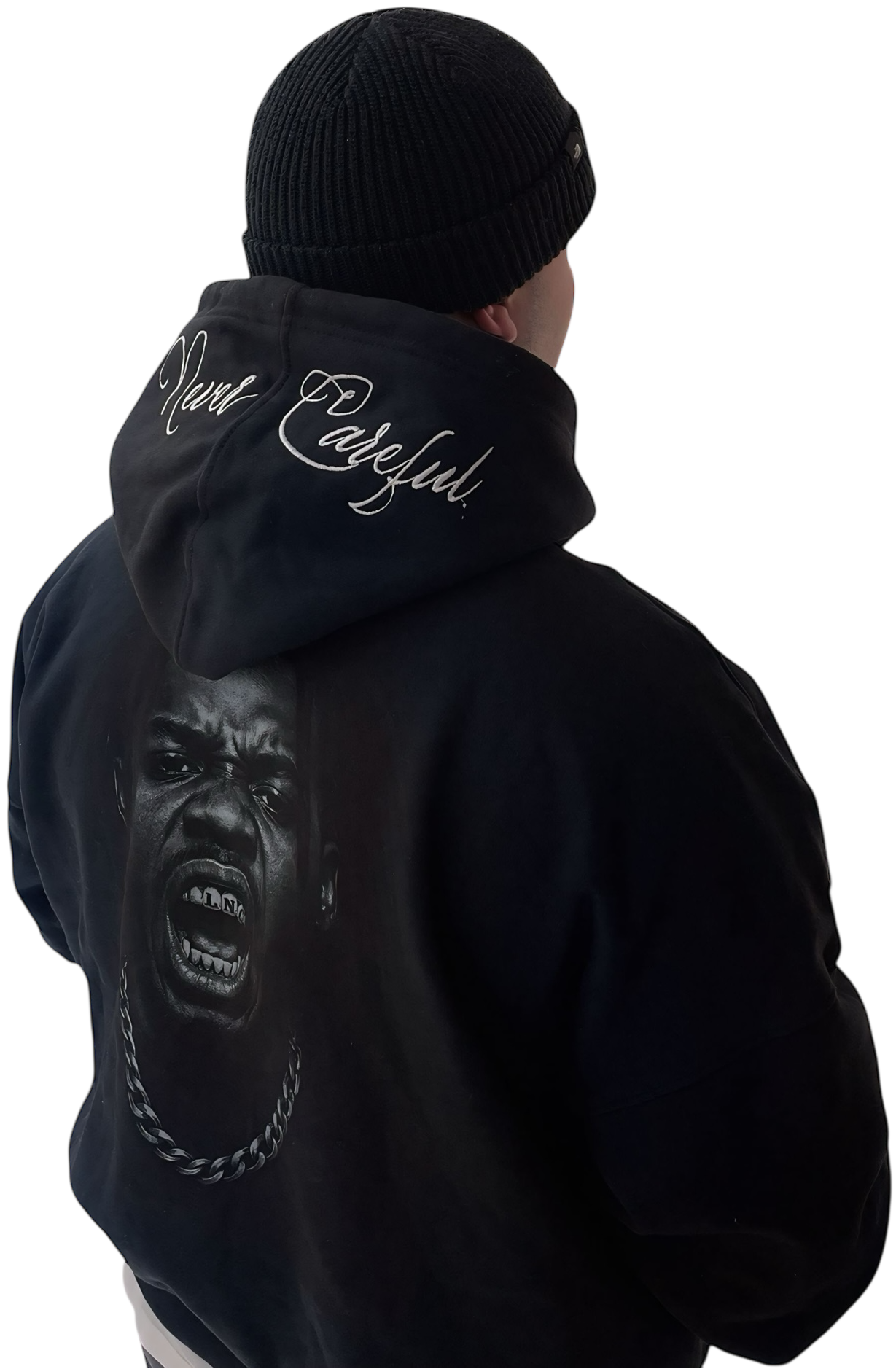 LNC TRAPPED HEAVY HOODIE BLACK