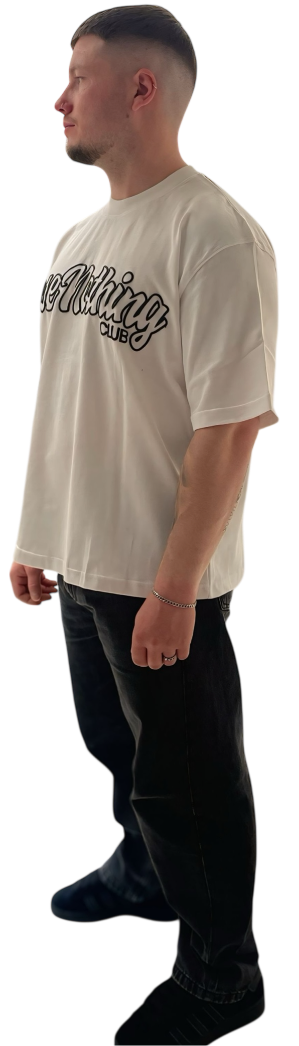 LNC LETTERING LOGO HEAVY TEE WHITE