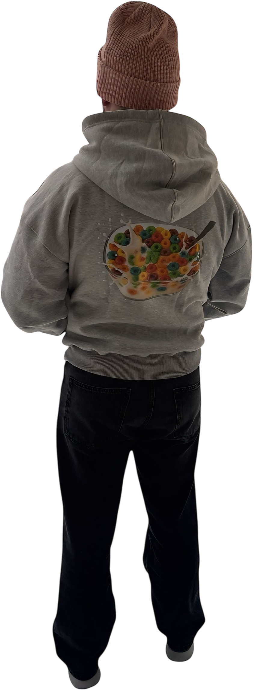 LNC BREAKFAST CLUB HEAVY ZIP HOODIE GREY