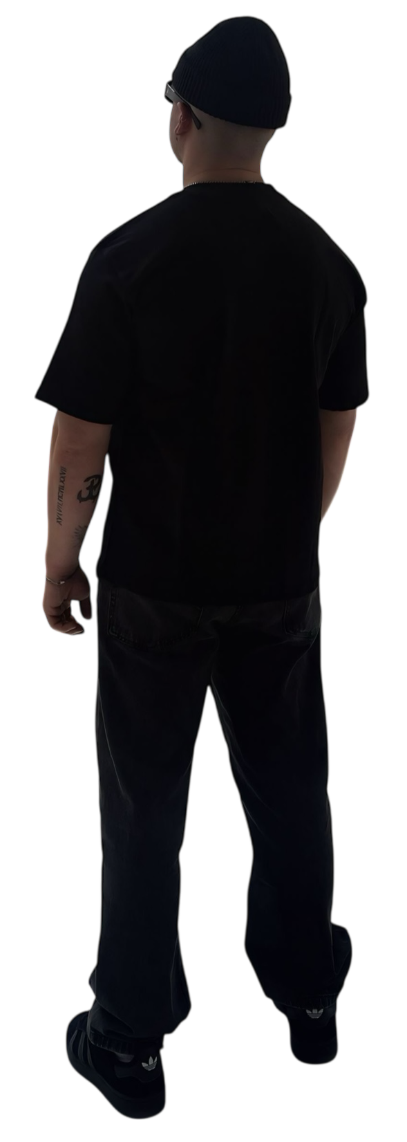 LNC LETTERING LOGO HEAVY TEE BLACK