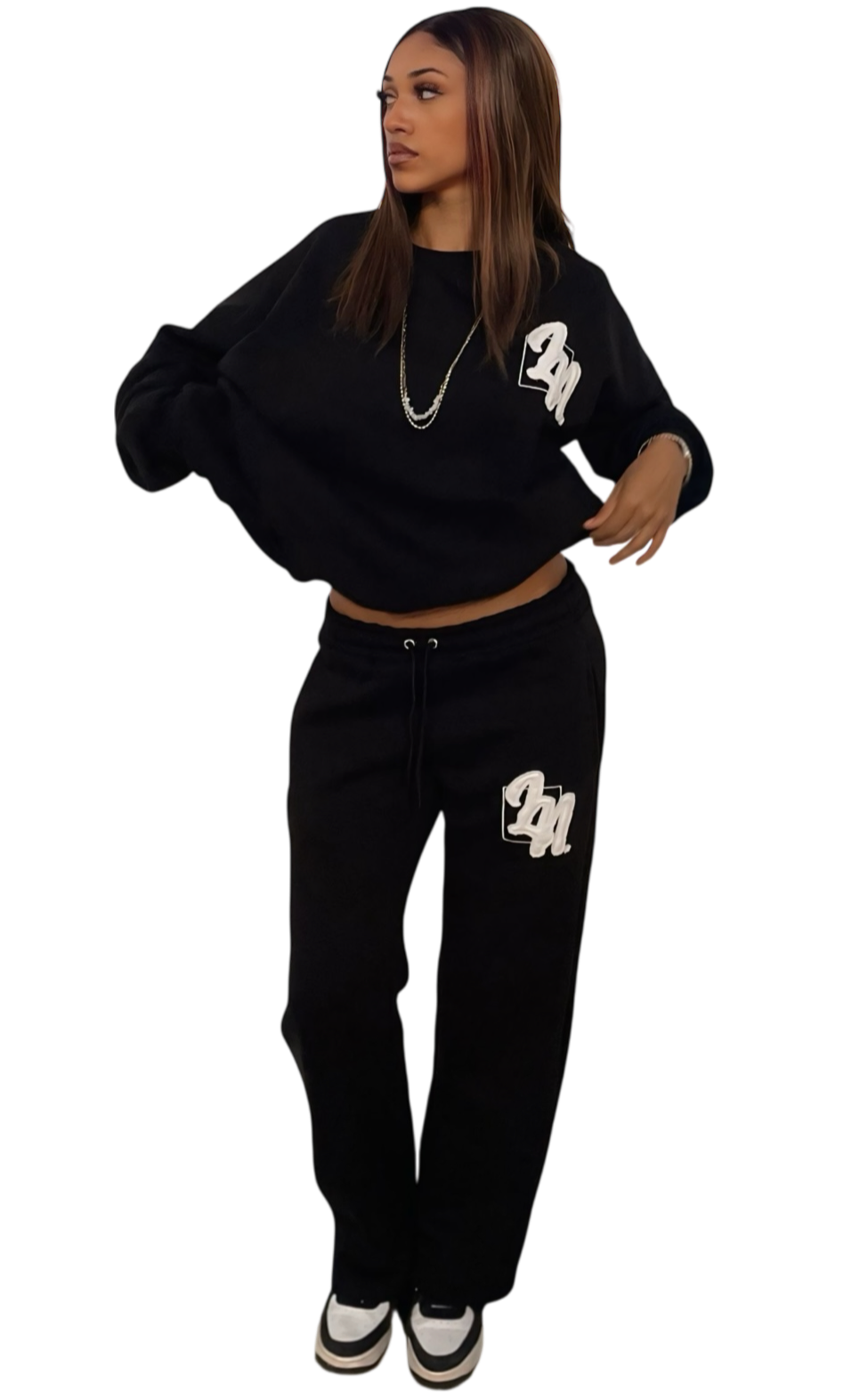 LNC ICONIC HEAVY TRACKSUIT BLACK